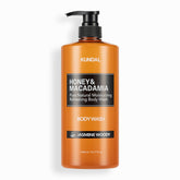 KUNDAL Honey & Macadamia Pure Natural Moisturizing Refreshing Body Wash 1058ml #JASMINE WOODY