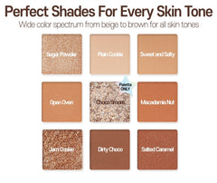 ETUDE Play Color Eyes 9-Color 7.2g #Cookie Chips