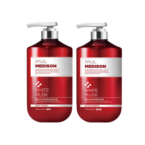 Paul Medison Signature Body Wash White Musk fragrance 1077mL 2pc