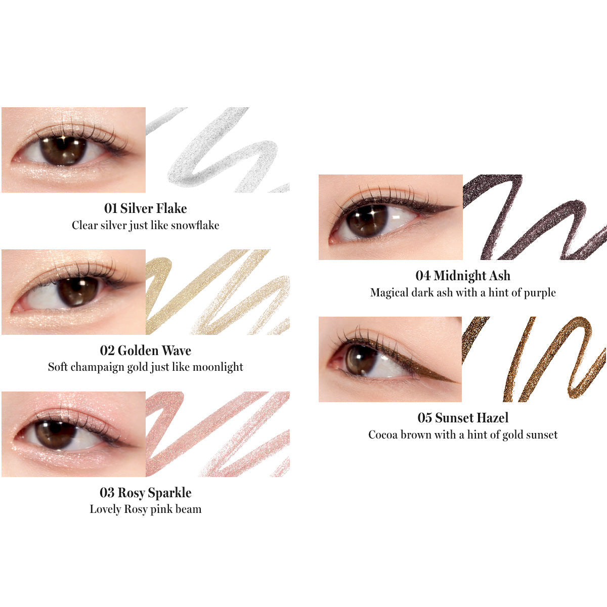 romnd Twinkle Pen Liner 0.5g
